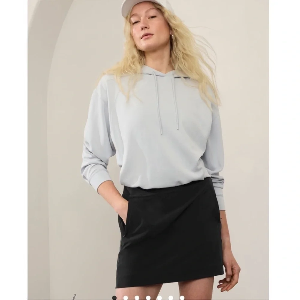 ATHLETA Brooklyn black ATHLETA mini skort skirt size 12